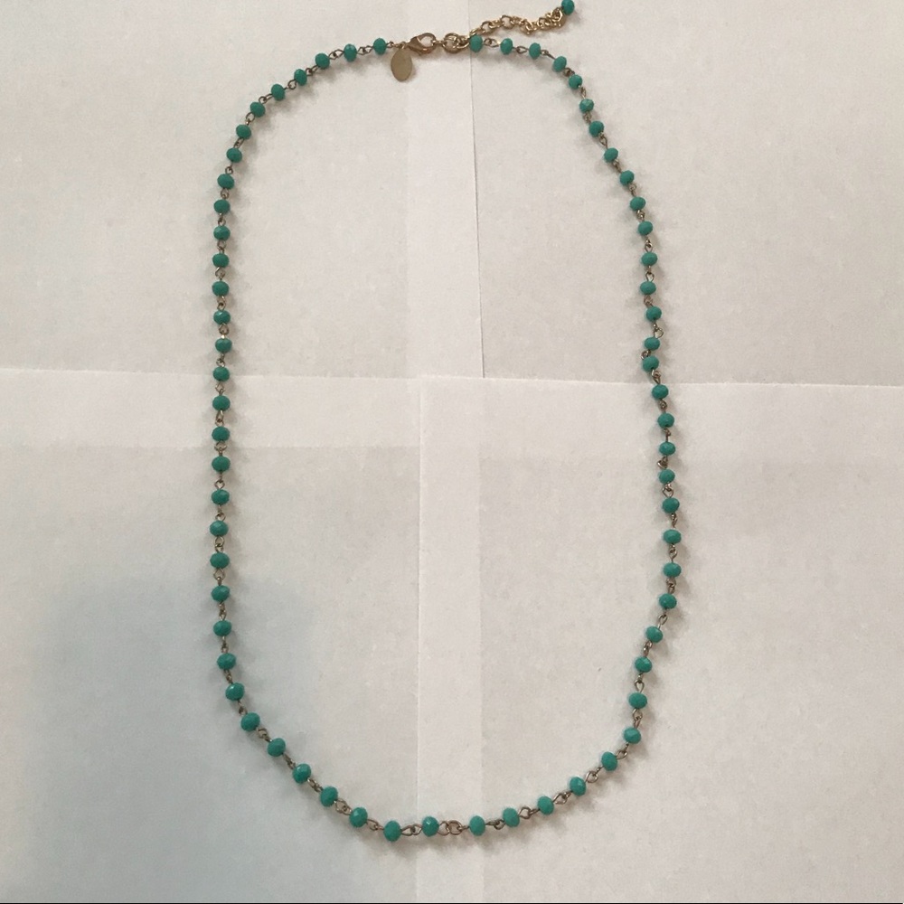 Simple Street Turquoise Link Necklace